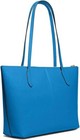 Nwt New Coach Women s Outline Zip Tote Racer Blue Crossgrain Leather