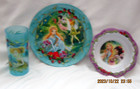 Tinkerbell fairies Mealtime Dinnerware Set Includes Plate bowl  8 Oz  Cup-new 
