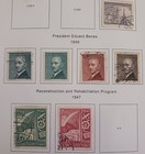 Czechoslovakia- 1946 - 47 - Lot Of Stamps  On Album Page - Used