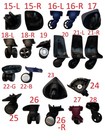 Luggage Replacement Wheels Suitcase Part Spinner Wheel Assorted Brands