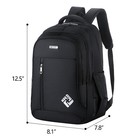 Oxford Anti-theft Laptop Backpack 18  Travel Business Shool  Book Bag W Usb Port