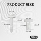 50pcs Compatible With Gm Door Panel Clips Oem 15960325 door Panel Retainer Clips