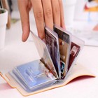 24cards Slim Pu Leather Business Id Credit Card Holder Pocket Case Purse Wallet   