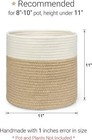 Small Cotton Rope Plant Basket Woven Plant Coiled Basket For Up To 7  