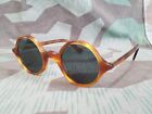 Repro Wwii German Tortoise Shell Round Mg Blendschutzbrille Sunglasses 1940s Vtg