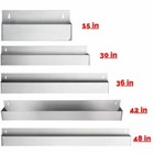 Speed Rail Stainless Steel Single Tier Commercial Bar Liquor Silver Display Rack