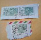 3 Mexico Air Mail Stamps 50 Cts Correo Aereo C 212  Stamps