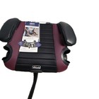 New Chicco Gofit Plus Backless Booster Car Seat In Burgundy Up To 40 Lbs