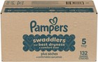 Pampers 132 Pack Swaddlers White Unisex Size 5 Disposable Baby Diapers