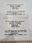 Pair 1984 Or 1989 David Bowie Birthday Party Invites Probe Nightclub Los Angeles