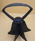 Antique Circa 1890s 6 Blade Food Chopper  Bell Shape  Cast Iron Handle