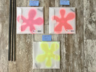 New Cazador-del-sol Suncatcher Lot 7 Pieces Total Stars  Lotta Flowers   Rods