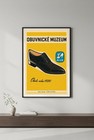 Vintage Shoe Museum Poster - 1930s Style      - 12x18    - Premium      Art Print