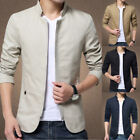 Men s Casual Slim Fit Business Formal One Button Suit Blazer Coat Jacket Tops