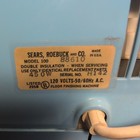 Vintage Sears Roebuck Baby Blue 2-speed Floor Shampooer Polisher Model 100