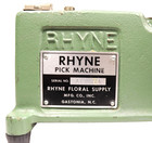 Vintage Rhyne Floral Supply Pick Machine Green Cast Iron Manual Tool No Weight