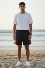 Vtg 2001 Adidas Mens Large Soccer Shorts Black Y2k Nylon Mesh 02 01 Tag 3-stripe