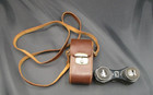 Vintage Mirakel Sport Or Opera Glasses Binoculars In Brown Leather Case W  Strap