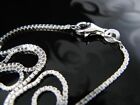 Sterling Silver Box Chain Necklace Or Figaro Or Twist Lengths 18-26  Stamped 925