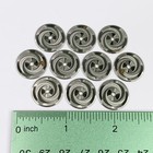 10 Spiral Etched Ratchet Wheels 17mm Steampunk Watch Parts Gears Repair Art Vtg