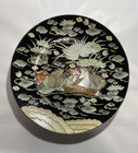 Large Chinese Porcelain Plate With A Pond And Mandarin Ducks Design  16 5   