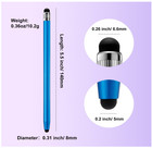 3pcs Stylus Pen Touch Screen Rubber Tip Styluses For Ipad Tablet Android Phone