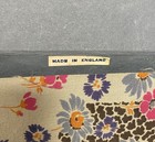 Folding Travel Clothes Hangers Set Of 3 Floral Carry Case Vintage England