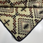 Southwestern Design Poncho Handmade From Alpaca Neck Hole Is Off Center 38  Wide