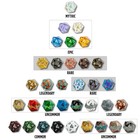 Dungeons   Dragons  Fizban s Fortune  -silver Liquid Core- Legend-one Dragon D20