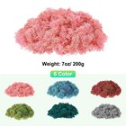 7oz Fake Preserved Reindeer Moss  Light Pink