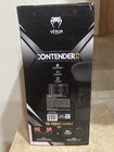 New -venum Contender Hook And Loop Training Boxing Gloves - Black grey 14oz