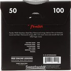 Fender 9050ml Stainless Steel Flatwound Bass Guitar Strings -  050- 100 Medium