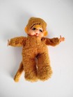 Vintage Monchhichi Monkey Plush Fun World Light Rubber Face Thumb Sucking 8 