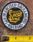 San Francisco Sacramento Rr Short Line Rail Patch Or Emblem