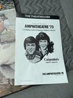 Carpenters 1973 Universal Amphitheatre Program   Now   Then Tour Souvenir Book