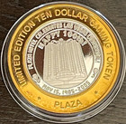 Plaza Hotel Casino  10 Silver Strike 2005 Casino View Las Vegas 100th New Case