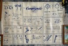 Vintage 1973 Campagnolo Road Bike Components Poster