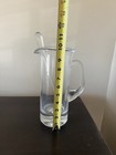 Glass Martini Pitcher With Glass Stirrer 10 Inches