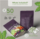 Garden Seeds Pack - 50 Varieties Of Herb  Flower   Vegetable  25 000 Non-gmo