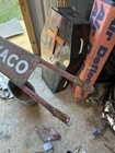 Vintage Advertising Screen Door Push  Pull Bread Metal Sign   Handle Texaco