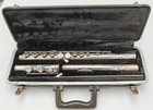 Rare 1950s Armstrong Model 100 Flute - Sn 26510 - Full Silver Plated - Usa Made