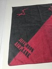 Vintage Jefferson Airplane Bandana Black Red Concert  Music Band Stage Rock Vtg