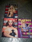 Vintage Playboy Magazine Lot Of 8 W  Centerfold Intact 2001 Lots Of Big Names