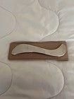 Lifeu-h   Metal Gua Sha Tool For Face  Manual Massage  Beige Sleeve Case