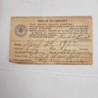 Order Of Demolay Membership Card  Hiawatha  Ks   1929  Clyde  Wonder
