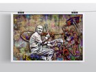Phil Collins Genesis Drumming 20x30in Poster  Phil Collins Genesis Art Free Ship