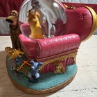Rare Disney Lady And The Tramp  musical Snow Globe  W  Puppies   Sofa