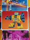 1985 Hasbro Transformers Card Lot 24 Total  Bumblebee  rare Orange Background  