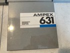 Lot Of 7 Ampex 631 Professional Recording Audio Tape 1 4  Open Reel To Reel