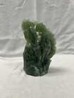 Antique Jade Swan Sculpture Hand Carved Chinese Art Decor Collectible